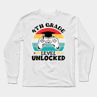 4th Grade Level Unlocked Long Sleeve T-Shirt